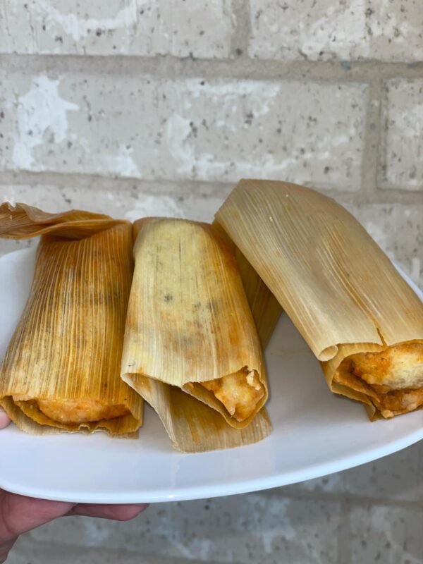 Keto Tamales 1/2 Dozen 2 flavor (Green and Red)